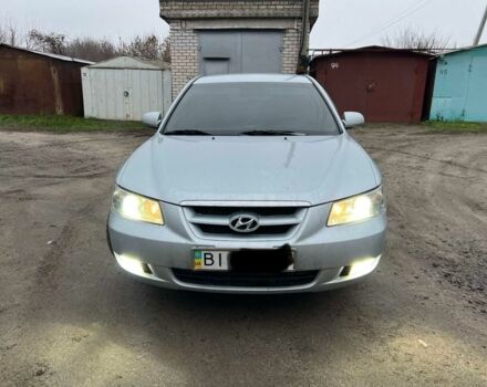 Серый Хендай Соната, объемом двигателя 2 л и пробегом 191 тыс. км за 5950 $, фото 2 на Automoto.ua