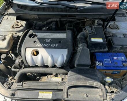 Серый Хендай Соната, объемом двигателя 2 л и пробегом 343 тыс. км за 4300 $, фото 15 на Automoto.ua