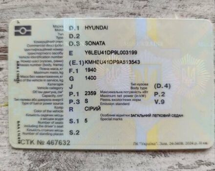 Сірий Хендай Соната, об'ємом двигуна 2.36 л та пробігом 300 тис. км за 5500 $, фото 6 на Automoto.ua