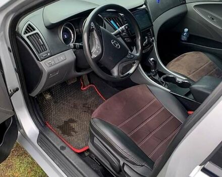 Серый Хендай Соната, объемом двигателя 2.4 л и пробегом 250 тыс. км за 7000 $, фото 10 на Automoto.ua