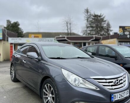 Серый Хендай Соната, объемом двигателя 2.4 л и пробегом 270 тыс. км за 7900 $, фото 2 на Automoto.ua