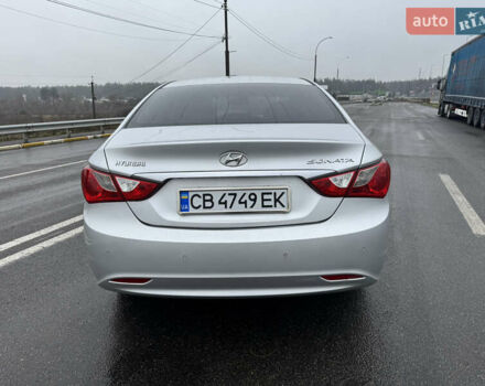 Серый Хендай Соната, объемом двигателя 2.36 л и пробегом 202 тыс. км за 7500 $, фото 8 на Automoto.ua