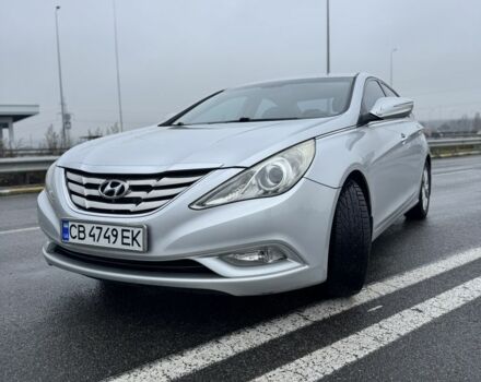 Серый Хендай Соната, объемом двигателя 2.4 л и пробегом 200 тыс. км за 7500 $, фото 1 на Automoto.ua