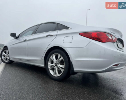 Серый Хендай Соната, объемом двигателя 2.36 л и пробегом 202 тыс. км за 7500 $, фото 6 на Automoto.ua