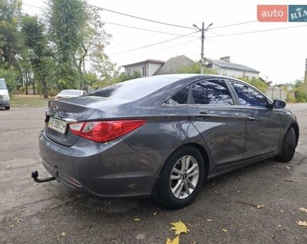 Серый Хендай Соната, объемом двигателя 2 л и пробегом 247 тыс. км за 9000 $, фото 4 на Automoto.ua