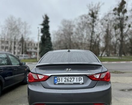 Серый Хендай Соната, объемом двигателя 2.4 л и пробегом 270 тыс. км за 7900 $, фото 5 на Automoto.ua