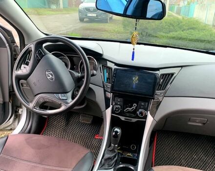 Серый Хендай Соната, объемом двигателя 2.4 л и пробегом 250 тыс. км за 7000 $, фото 6 на Automoto.ua