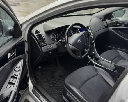 Серый Хендай Соната, объемом двигателя 2.4 л и пробегом 200 тыс. км за 7500 $, фото 6 на Automoto.ua