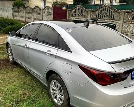 Серый Хендай Соната, объемом двигателя 2.4 л и пробегом 250 тыс. км за 7000 $, фото 1 на Automoto.ua