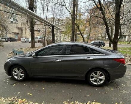 Серый Хендай Соната, объемом двигателя 2 л и пробегом 277 тыс. км за 6500 $, фото 6 на Automoto.ua