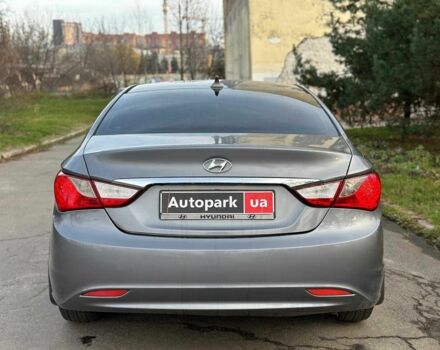 Серый Хендай Соната, объемом двигателя 2.4 л и пробегом 230 тыс. км за 6890 $, фото 4 на Automoto.ua