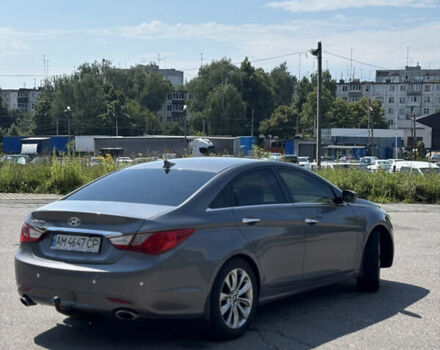 Серый Хендай Соната, объемом двигателя 2.4 л и пробегом 200 тыс. км за 7499 $, фото 3 на Automoto.ua