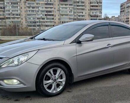 Серый Хендай Соната, объемом двигателя 2.36 л и пробегом 209 тыс. км за 8900 $, фото 7 на Automoto.ua