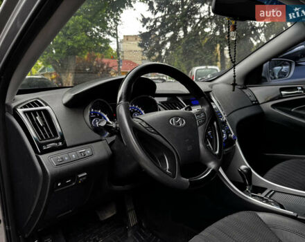 Серый Хендай Соната, объемом двигателя 2.4 л и пробегом 220 тыс. км за 8100 $, фото 13 на Automoto.ua