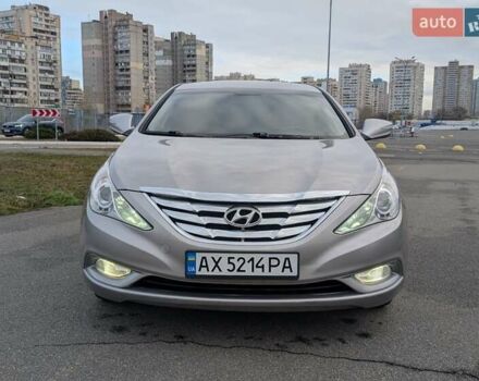 Серый Хендай Соната, объемом двигателя 2.36 л и пробегом 209 тыс. км за 8900 $, фото 1 на Automoto.ua