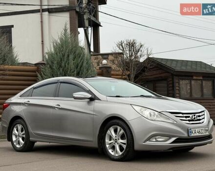 Серый Хендай Соната, объемом двигателя 2.36 л и пробегом 187 тыс. км за 9400 $, фото 15 на Automoto.ua