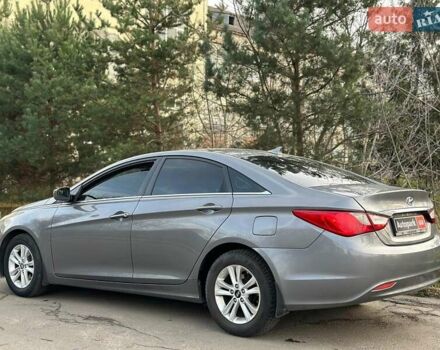 Серый Хендай Соната, объемом двигателя 2.4 л и пробегом 230 тыс. км за 7290 $, фото 6 на Automoto.ua