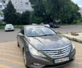 Серый Хендай Соната, объемом двигателя 2.4 л и пробегом 195 тыс. км за 6500 $, фото 1 на Automoto.ua