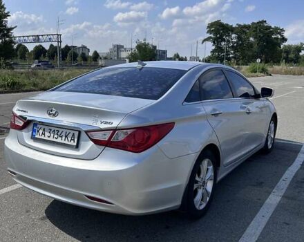 Серый Хендай Соната, объемом двигателя 2 л и пробегом 286 тыс. км за 9000 $, фото 1 на Automoto.ua