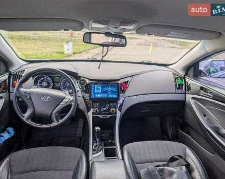 Серый Хендай Соната, объемом двигателя 2.36 л и пробегом 209 тыс. км за 8900 $, фото 13 на Automoto.ua