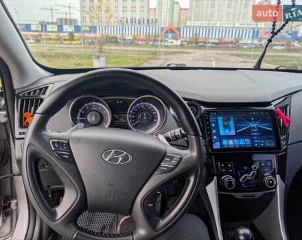 Серый Хендай Соната, объемом двигателя 2.36 л и пробегом 209 тыс. км за 8900 $, фото 9 на Automoto.ua