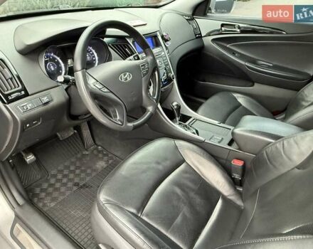 Серый Хендай Соната, объемом двигателя 2.36 л и пробегом 187 тыс. км за 9400 $, фото 40 на Automoto.ua