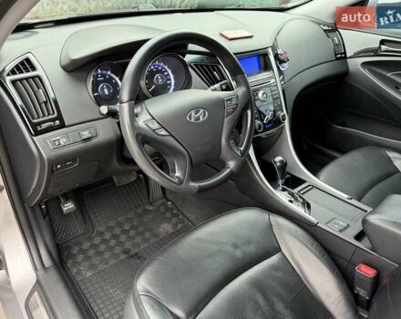 Серый Хендай Соната, объемом двигателя 2.36 л и пробегом 187 тыс. км за 9400 $, фото 42 на Automoto.ua