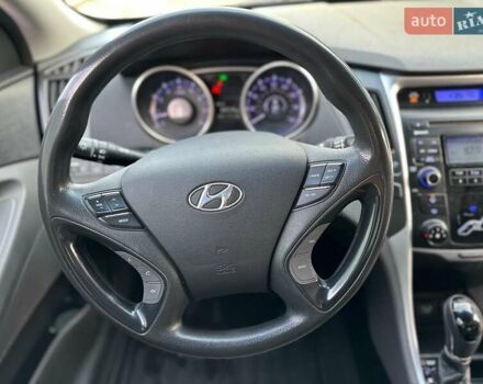 Серый Хендай Соната, объемом двигателя 2.4 л и пробегом 230 тыс. км за 7290 $, фото 15 на Automoto.ua