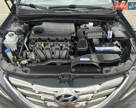 Серый Хендай Соната, объемом двигателя 2 л и пробегом 200 тыс. км за 10000 $, фото 3 на Automoto.ua