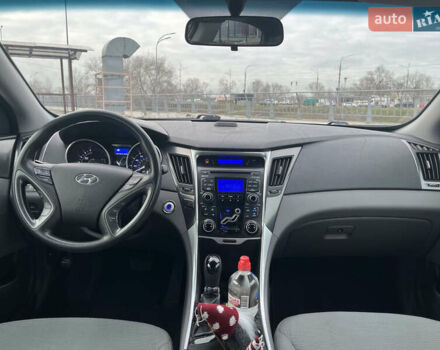 Серый Хендай Соната, объемом двигателя 2.36 л и пробегом 199 тыс. км за 8950 $, фото 20 на Automoto.ua