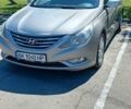 Серый Хендай Соната, объемом двигателя 2 л и пробегом 199 тыс. км за 8600 $, фото 6 на Automoto.ua