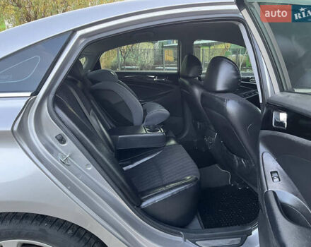 Серый Хендай Соната, объемом двигателя 2 л и пробегом 200 тыс. км за 8500 $, фото 9 на Automoto.ua