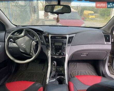 Серый Хендай Соната, объемом двигателя 2.36 л и пробегом 204 тыс. км за 6200 $, фото 3 на Automoto.ua