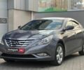 Серый Хендай Соната, объемом двигателя 2.4 л и пробегом 185 тыс. км за 8990 $, фото 1 на Automoto.ua