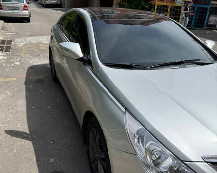 Серый Хендай Соната, объемом двигателя 2.4 л и пробегом 209 тыс. км за 12700 $, фото 2 на Automoto.ua