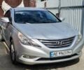 Серый Хендай Соната, объемом двигателя 2 л и пробегом 320 тыс. км за 7800 $, фото 1 на Automoto.ua