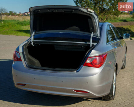 Серый Хендай Соната, объемом двигателя 2 л и пробегом 105 тыс. км за 9600 $, фото 21 на Automoto.ua