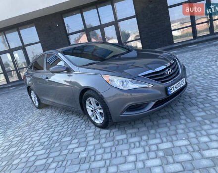 Серый Хендай Соната, объемом двигателя 2.36 л и пробегом 200 тыс. км за 9300 $, фото 15 на Automoto.ua