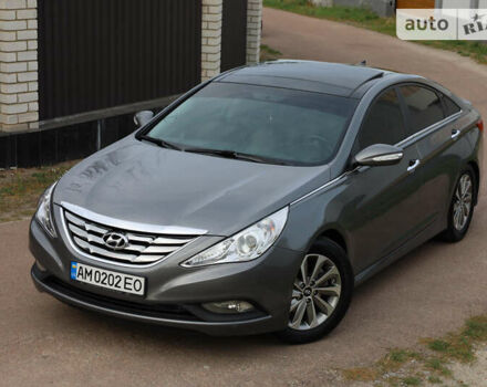 Серый Хендай Соната, объемом двигателя 2.36 л и пробегом 165 тыс. км за 9000 $, фото 5 на Automoto.ua