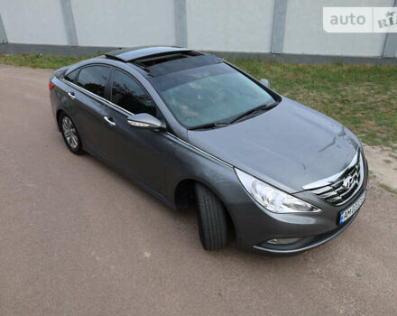 Серый Хендай Соната, объемом двигателя 2.36 л и пробегом 165 тыс. км за 9000 $, фото 6 на Automoto.ua
