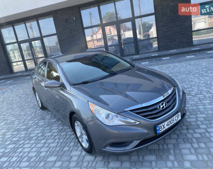 Серый Хендай Соната, объемом двигателя 2.36 л и пробегом 200 тыс. км за 9300 $, фото 14 на Automoto.ua