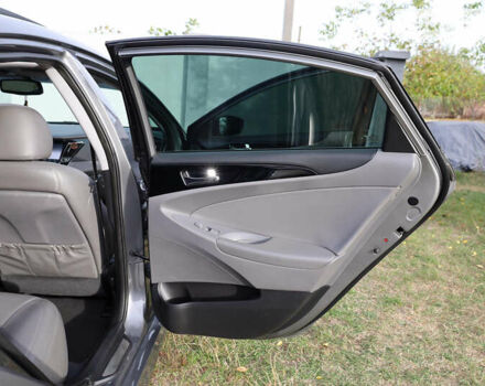 Серый Хендай Соната, объемом двигателя 2.36 л и пробегом 165 тыс. км за 9000 $, фото 15 на Automoto.ua