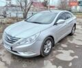 Серый Хендай Соната, объемом двигателя 2 л и пробегом 215 тыс. км за 8300 $, фото 1 на Automoto.ua