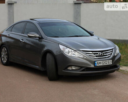 Серый Хендай Соната, объемом двигателя 2.36 л и пробегом 165 тыс. км за 9000 $, фото 1 на Automoto.ua