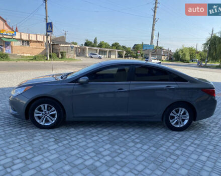 Серый Хендай Соната, объемом двигателя 2.36 л и пробегом 200 тыс. км за 9300 $, фото 2 на Automoto.ua