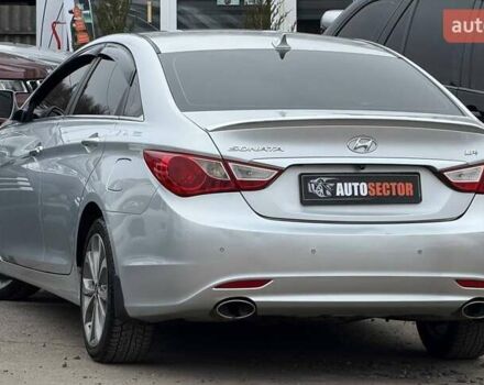 Серый Хендай Соната, объемом двигателя 2 л и пробегом 207 тыс. км за 8500 $, фото 7 на Automoto.ua