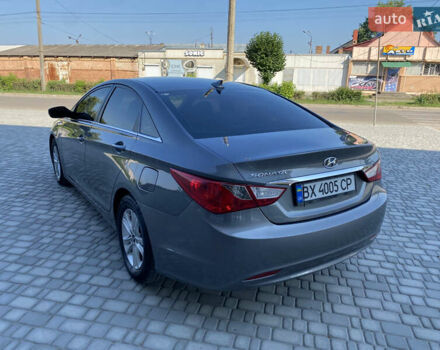 Серый Хендай Соната, объемом двигателя 2.36 л и пробегом 200 тыс. км за 9300 $, фото 5 на Automoto.ua