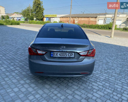 Серый Хендай Соната, объемом двигателя 2.36 л и пробегом 200 тыс. км за 9300 $, фото 7 на Automoto.ua