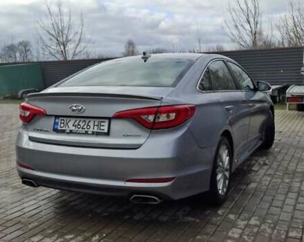 Серый Хендай Соната, объемом двигателя 2.4 л и пробегом 195 тыс. км за 9700 $, фото 5 на Automoto.ua