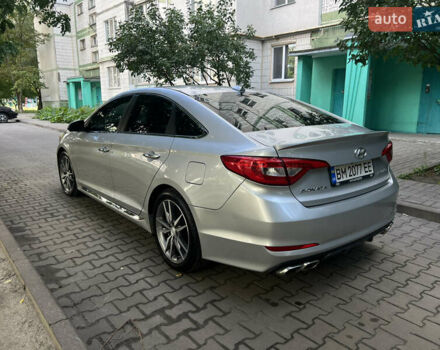 Серый Хендай Соната, объемом двигателя 2 л и пробегом 138 тыс. км за 10899 $, фото 6 на Automoto.ua